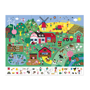 JANOD search puzzle Farm 3yrs+/ 24 pcs
