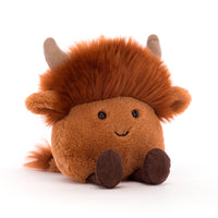 Jellycat plush Amuseabean Highland Cow