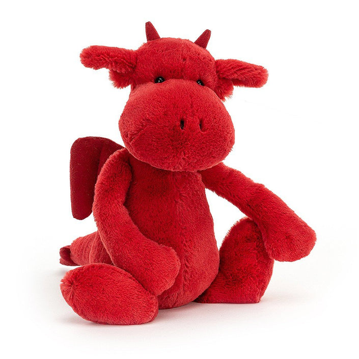 Jellycat cuddly toy Bashful Red Dragon medium