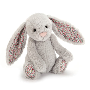 Jellycat cuddly toy Blossom bunny silver