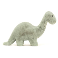Jellycat cuddly toy Fossilly Brontosaurus