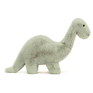 Jellycat cuddly toy Fossilly Brontosaurus