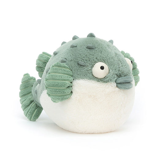 Jellycat plush Pacey pufferfish