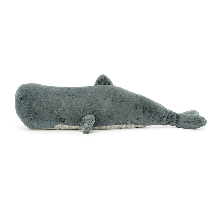 Jellycat hug Sullivan the sperm whale