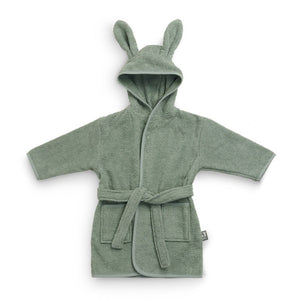 Jollein bathrobe ash green 1 yr+