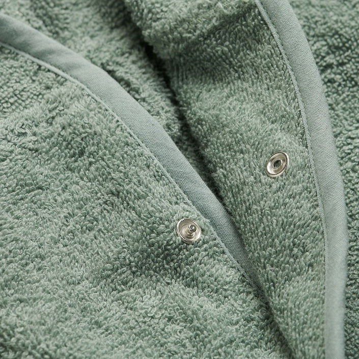 Jollein bathrobe ash green 1 yr+