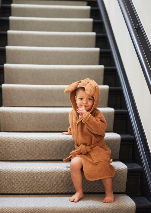 Jollein bathrobe caramel 1 yr+