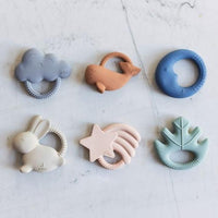 Jollein teether moon jeans blue