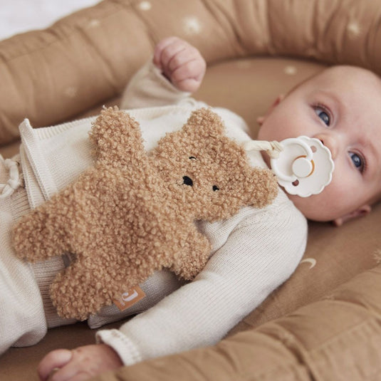 Jollein pacifier cloth bear biscuit