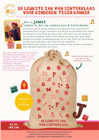 Jute bag Sinterklaas 60 x 110 Princess Máxima Center Foundation