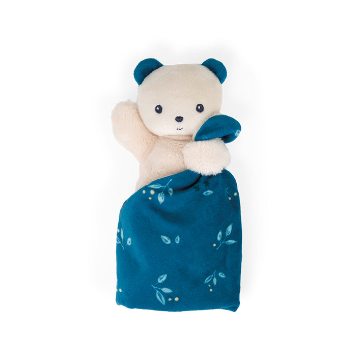 Kaloo cuddle cloth bear Carre Douceur blue