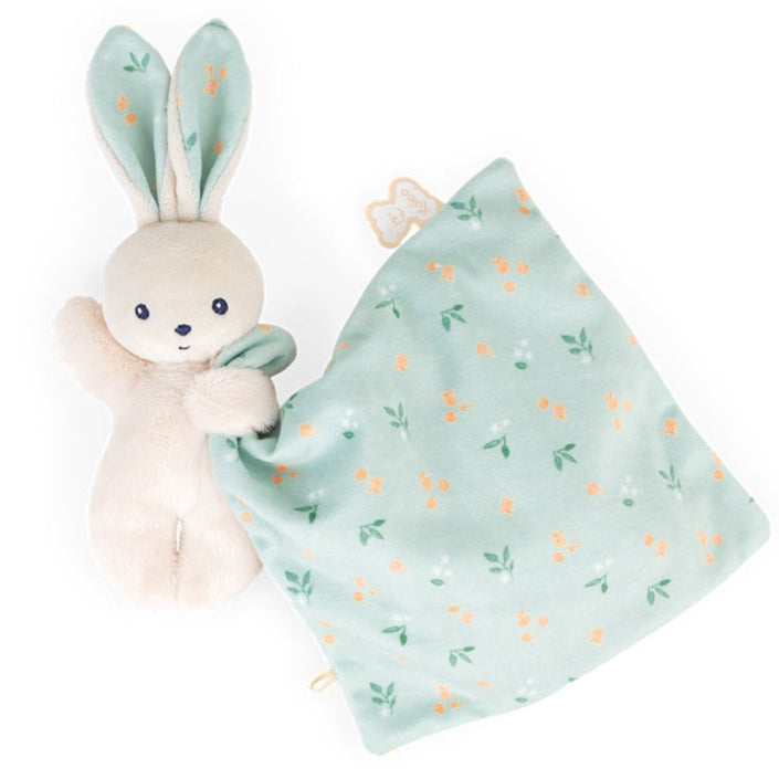 Kaloo cuddly cloth rabbit Carre Douceur green