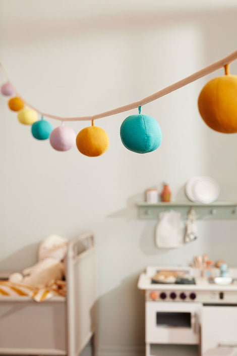 Kids Concept garland beige blue 290 cm