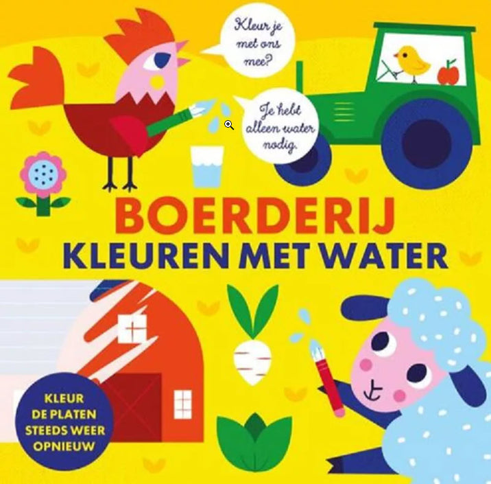 Coloring with water Farm 3 yrs+
