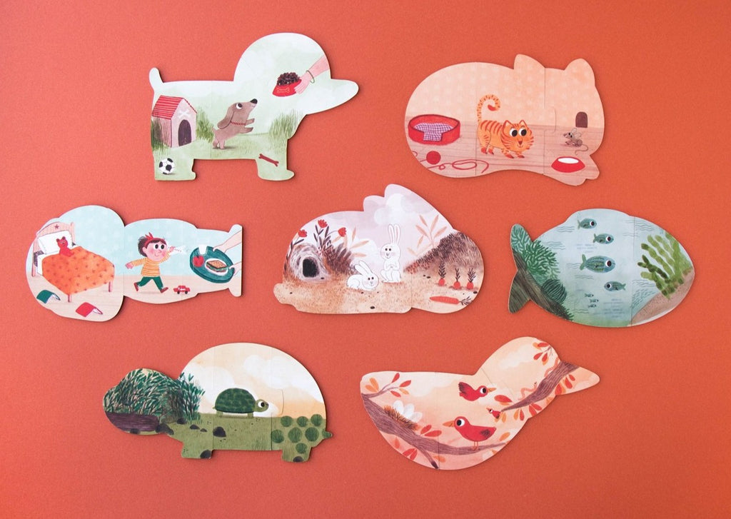 LONDJI puzzle my pets 3 yrs+ / 7 x 3 pcs PZ003U