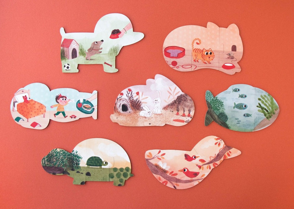 LONDJI puzzle my pets 3 yrs+ / 7 x 3 pcs
