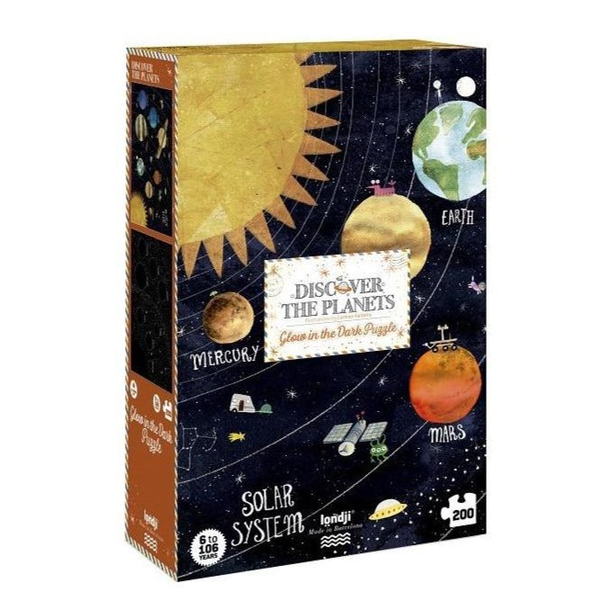 LONDJI puzzle discover the planets 6 yrs+ / 200 pcs