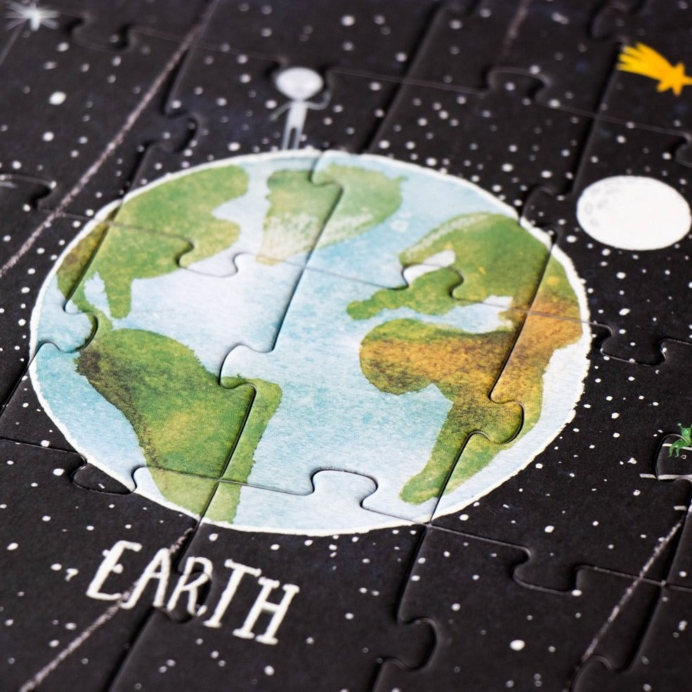 LONDJI puzzle discover the planets 6 yrs+ / 200 pcs recycled karton
