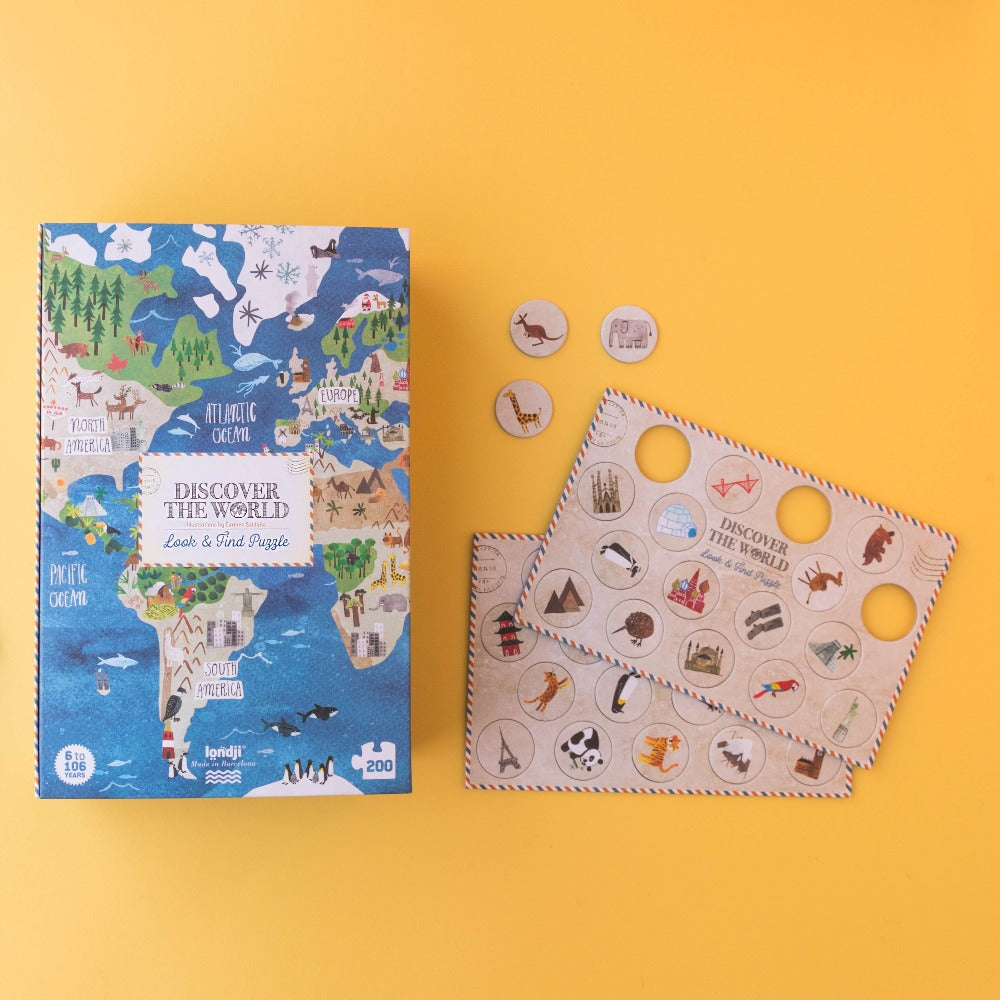 Buy LONDJI puzzle discover the world 6yrs+ / 200 pcs