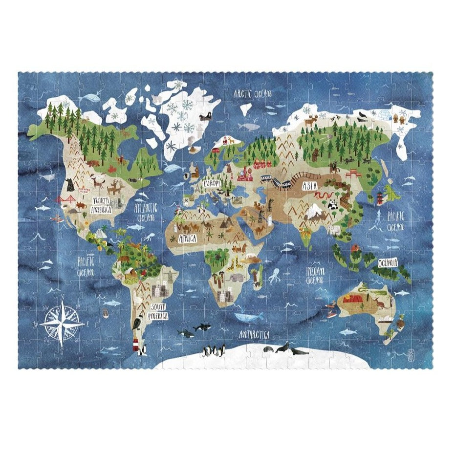 LONDJI puzzle discover the world 6yrs+ / 200 pcs
