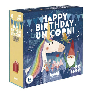 LONDJI puzzle happy birthday 3 yrs+ / 2-4-6-8-10 pcs