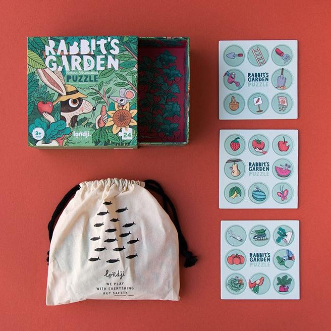 LONDJI puzzle rabbits garden 3yrs+ / 24 pcs