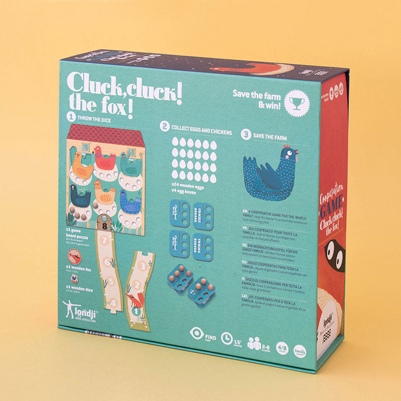LONDJI game cluck cluck Fox! 4yrs+ 8436580421294