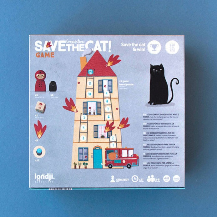 LONDJI game save the cat! 4yrs+ recycled karton