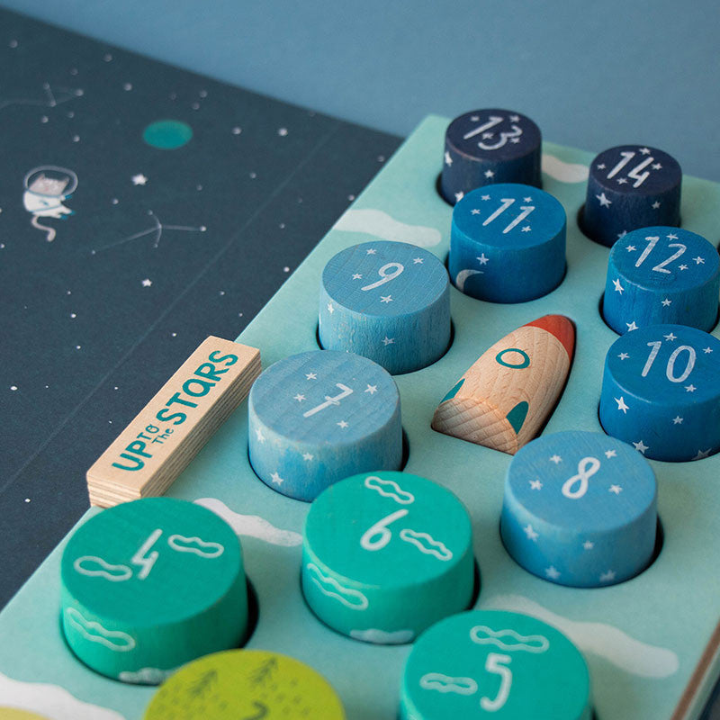 LONDJI stacking game up to the stars 3 yrs+ beukenhout + recycled karton