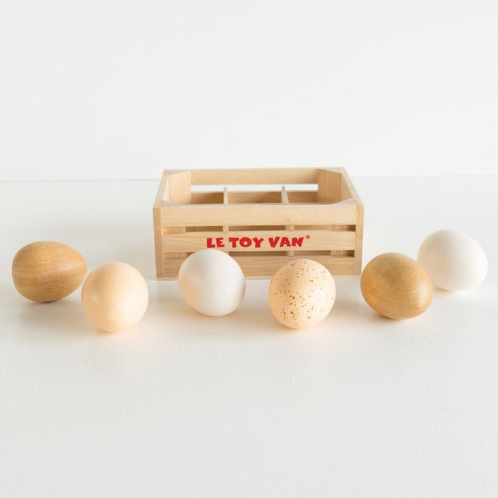 Le Toy Van wooden eggs 3 yrs+