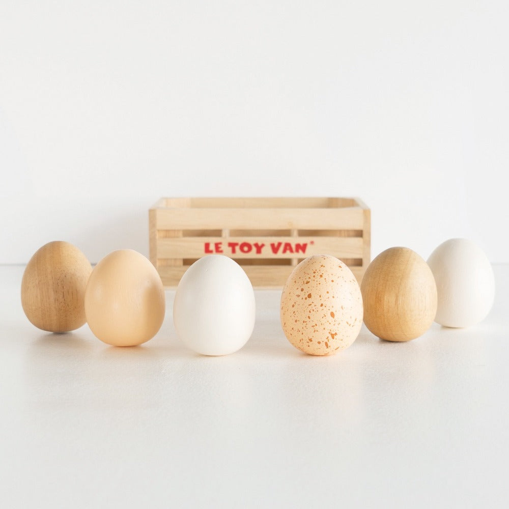 Le Toy Van wooden eggs 3 yrs+ TV190