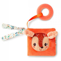 Lilliputiens activity book + teething ring Stella 6 months+