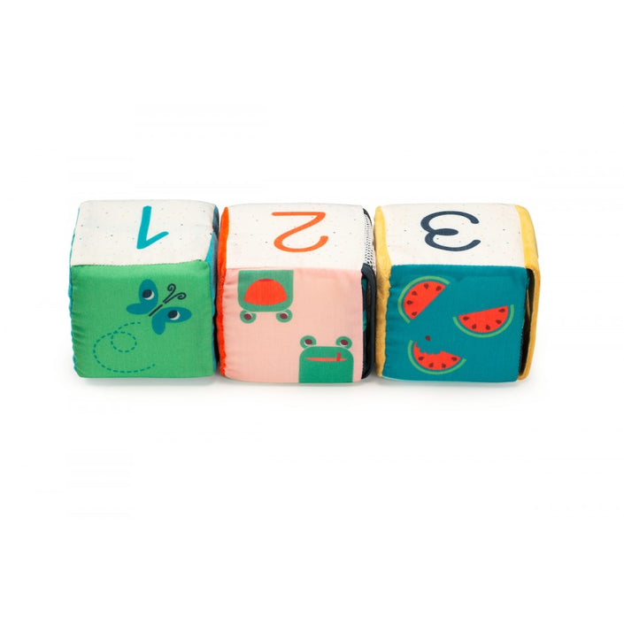 Lilliputiens activities cubes animals 1+
