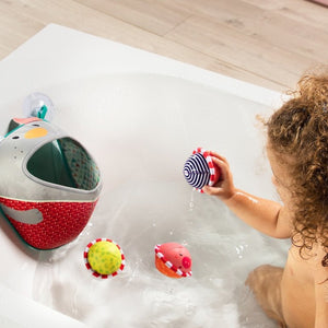 Lilliputiens bath toys Nicolas basket 18 months+