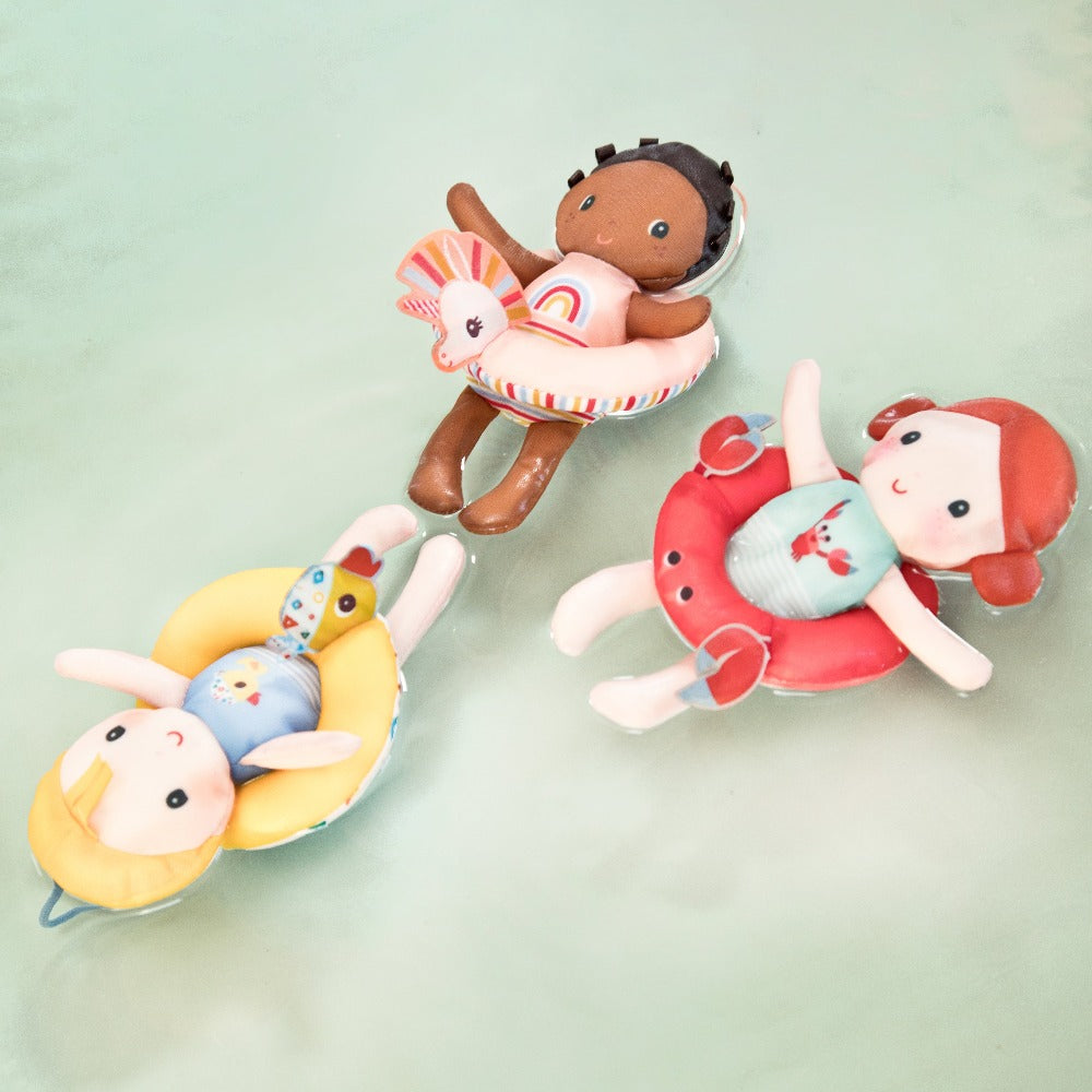 Lilliputiens bath toy doll Gaspard 9 months + 83423