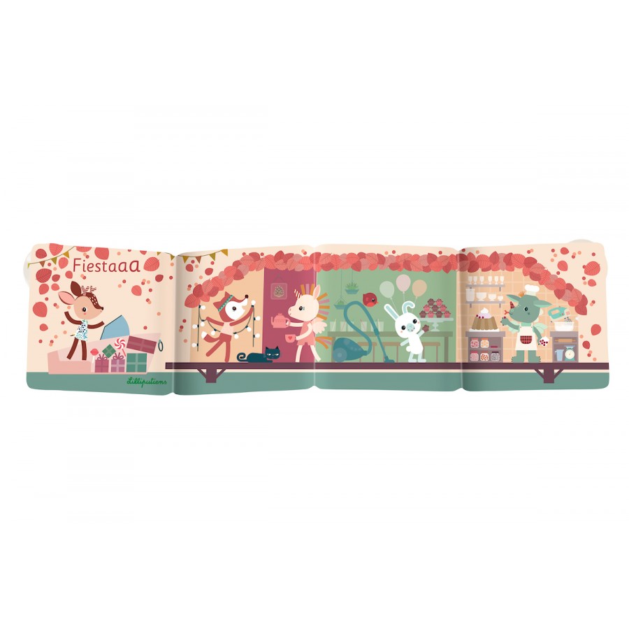 Lilliputiens magical bath book fiesta 1 yr +