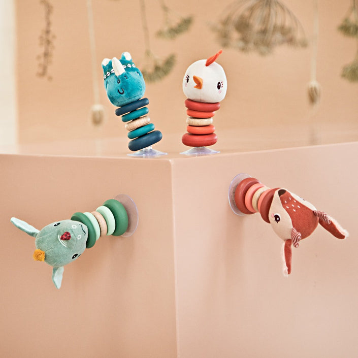 Lilliputiens rattle with suction cup Joe 6 months +
