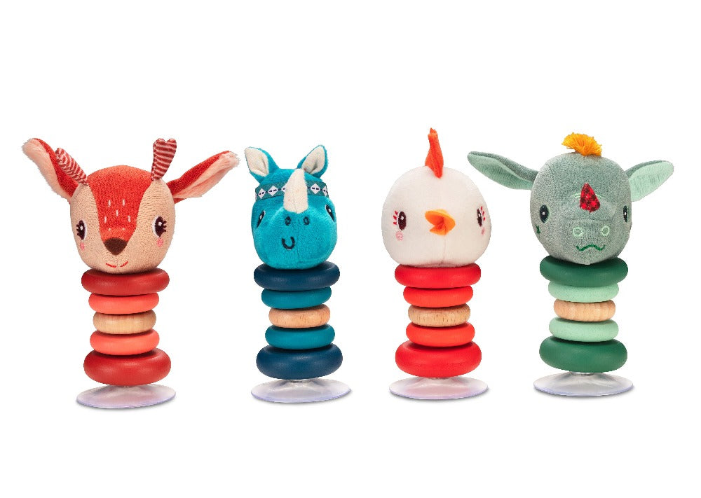 Lilliputiens rattle with suction cup Stella 6 months + 5414834834031