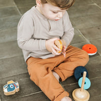 Lilliputiens stacking tower donkey Ignace 9 months+