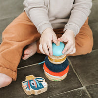 Lilliputiens stacking tower donkey Ignace 9 months+