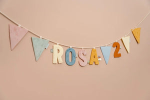 Kids Concept garland yellow pink 290 cm