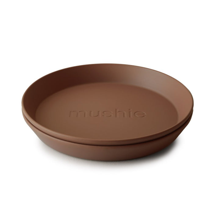 Mushie plates caramel