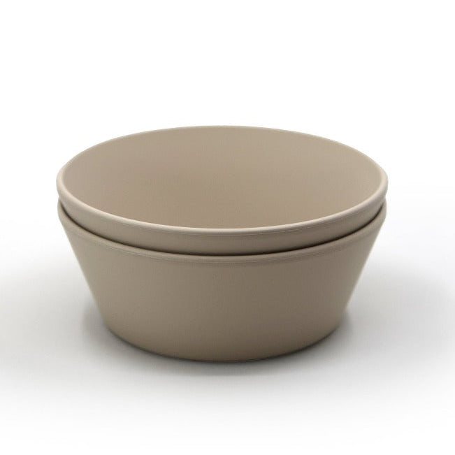 Mushie bowls beige