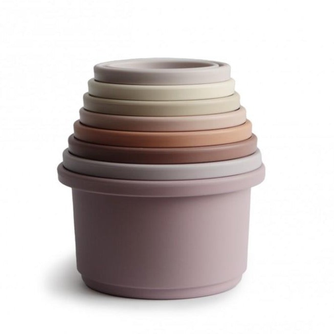 Buy Mushie stacking tower petal 0 m+