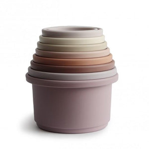 Mushie stacking tower petal 0 m+