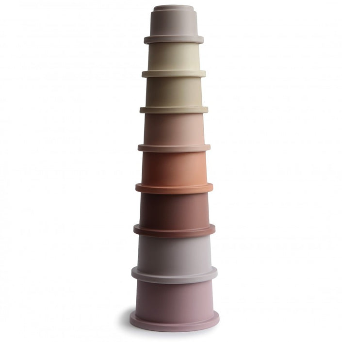 Mushie stacking tower petal 0 m+