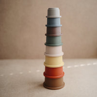 Mushie stacking tower retro 0 m+