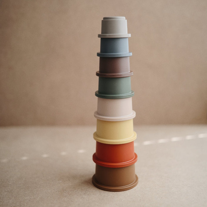 Mushie stacking tower retro 0 m+