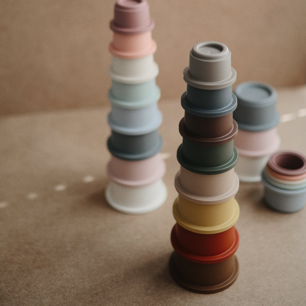 Mushie stacking tower retro 0 m+