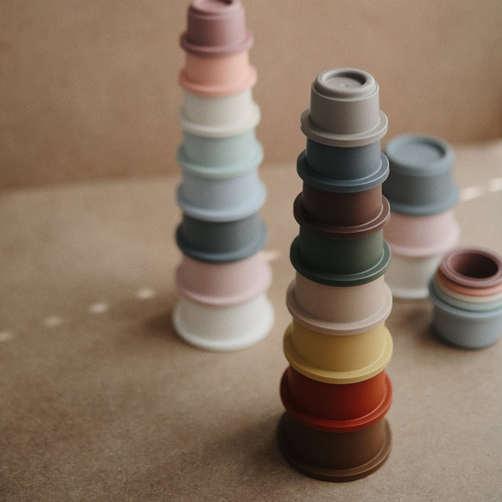 Mushie stacking tower retro 0 m+